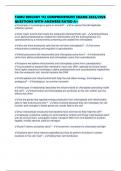 TAMU BIOLOGY 112 COMPREHENSIVE EXAMS 2025&sol;2026 QUESTIONS WITH ANSWERS RATED A&plus;