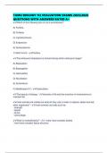 TAMU BIOLOGY 112 EVALUATION EXAMS 2025&sol;2026 QUESTIONS WITH ANSWERS RATED A&plus;