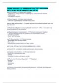 TAMU BIOLOGY 112 EXAMINATION TEST 2025&sol;2026 QUESTIONS WITH ANSWERS RATED A&plus;