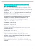 TAMU BIOLOGY 112 LAB TEST 2025&sol;2026 QUESTIONS WITH ANSWERS RATED A&plus;