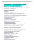 TAMU BIOLOGY 112 PRACTICE EXAMS 2025&sol;2026 QUESTIONS WITH ANSWERS RATED A&plus;