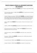 BOCATC DOMAIN 2 &lpar;EXAM&comma; DX&comma; ASSESSMENT&rpar; QUESTIONS AND ANSWERS