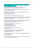TAMU BIOLOGY 112 TEST PAPER 2025&sol;2026 QUESTIONS WITH ANSWERS RATED A&plus;