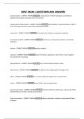 CMST EXAM 1 QUESTIONS AND ANSWERS