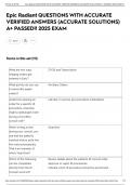 Epic Radiant QUESTIONS WITH ACCURATE VERIFIED ANSWERS &lpar;ACCURATE SOLUTIONS&rpar; A&plus; PASSED&excl;&excl; 2025 EXAM