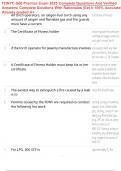 FDNYC G60 Practice Exam 2025 Complete Questions And Verified Answers&sol; Complete Solutions With Rationales &vert;Get It 100&percnt; Accurate&excl;&excl; Already graded A&plus;