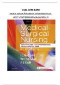 FULL TEST BANK MEDICAL SURGICAL NURSING 9TH EDITION IGNATAVICIUS &period; LATEST UPDATE 2024 COMPLETE CHAPTERS 1-74