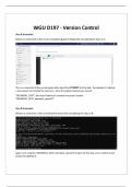 WGU D197 - Version Control Template &vert; 2025 Update with complete solutions&period;