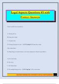 California Legal Aspects of Real Estate Bundled Exams 2025 Questions and Answers 