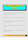 CDN exam 2025 Questions and Answers