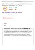 WGU D103  Intermediate Accounting - OA2 &lpar;Units 5-7&rpar; &vert; Questions and Answers &vert; 2025 Update &vert; 100&percnt; Correct&period;