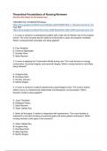 Theoretical Foundations of Nursing Reviewer&colon;  with secure link to download free revision notes & course book