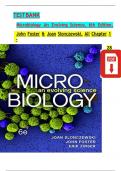 TEST BANK Microbiology An Evolving Science, 6th Edition, John Foster & Joan Slonczewski, All Chapter 1 - 28