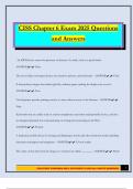 CISS Chapter 6 Exam 2025 Questions and Answers