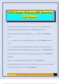 CISS Chapter 10 Exam 2025 Questions and Answers