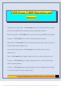 CISS Exam 2 2025 Questions and Answers