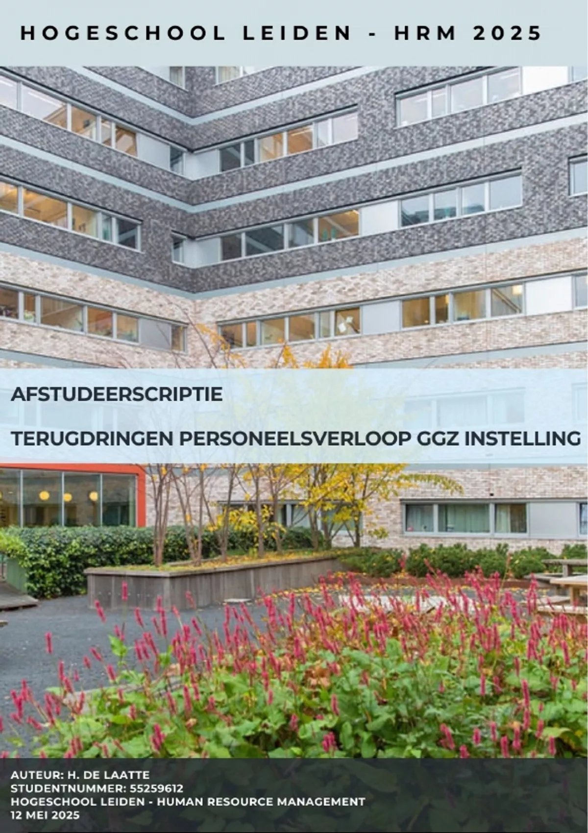 Scriptie personeelsretentie boeien en binden personeel 2025 ...