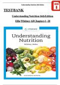 Test Bank For Understanding Nutrition 16th Edition by Ellie Whitney&comma; Sharon Rady Rolfes&vert;&vert;ISBN NO&colon;10&comma;0357447514&vert;&vert;ISBN NO&colon;13&comma;978-0357447512&vert;&vert;All Chapters&vert;&vert;Complete Guide A&plus;