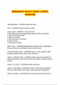 SERGEANT NFLST EXAM LATEST UPDATED