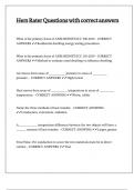 Hers Rater Questions with correct answers