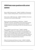 HERS Rater exam questions with correct answers