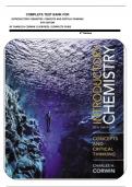 COMPLETE TEST BANK FOR INTRODUCTORY CHEMISTRY&colon; CONCEPTS AND CRITICAL THINKING 8TH EDITION BY CHARLES H CORWIN &vert;&vert;VERIFIED&vert;&vert; COMPLETE GUIDE