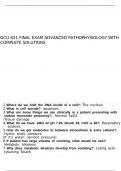 GCU 631 Final exam Advanced pathophysiology