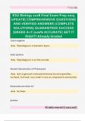 KSU Biology 1108 Final Exam Prep 2025  UPDATE&vert; COMPREHENSIVE QUESTIONS  AND VERIFIED ANSWERS &lpar;COMPLETE  SOLUTIONS&rpar; GUARANTEED SUCCESS  &vert;GRADE A&plus;&excl;&excl; &lpar;100&percnt; ACCURATE&rpar; GET IT  RIGHT&excl; Already Graded