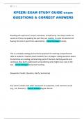 KPEERI EXAM STUDY GUIDE QUESTIONS & CORRECT ANSWERS