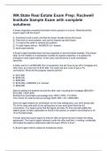 WA State Real Estate Exam Prep&colon; Comprehensive Sample Questions and Solutions