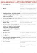 Walmart - Stormwater SWPPP &vert;2024 ACTUAL EXAM QUESTIONS AND VERIFIED ANSWERS &sol;GET IT 100&percnt; ACCURATE&vert;ALREADY GRADED A&plus;
