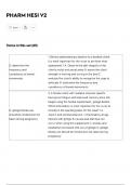PHARM HESI V2 EXAM &lpar;LATEST 2025&sol;2026 UPDATE&rpar; QUESTIONS AND ANSWERS &lpar;100&percnt; CORRECT&rpar; COMPLETE SOLUTION EXAM AND EXPLANATION &vert;  PASSED &vert; GRADE A&plus;&period;