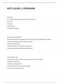  RVTI LEVEL 2 PROPANE&colon; LATEST 2025&sol; 2026 EXAM STUDY REVIEW&colon; VERIFIED CERTIFICATION QUESTIONS WITH REFERENCE GUARANTEED PASS 100&percnt; &lpar;QUESTIONS & ANSWERS&rpar; APPROVED & REWARDED EXPERT COMPLETE SOLUTIONS