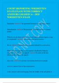 LATEST EXAM  WRITTEN STATE  2025COURT REPORTING