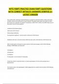 NPTE FSBPT PRACTICE EXAM FSBPT QUESTIONS WITH CORRECT DETAILED ANSWERS VERIFIED A&plus; LATEST VERSION