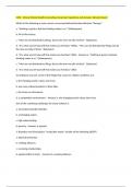 CECE - Clinical Mental Health Counseling Comp Exam Questions and Answers Already Passed 