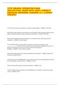 TCFP DRIVER&sol; OPERATOR EXAM 2024&sol;ACTUAL EXAM WITH 100&percnt; CORRECT DETAILED ANSWERS &lpar;GRADED A&plus;&rpar; &lpar;LATEST UPDATE&rpar;