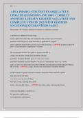 APEA PHARM- STIS TEST EXAM&vert;&vert;&vert;&vert; LATELY  UPDATED QUESTIONS AND 100&percnt; CORRECT  ANSWERS ALREADY GRADED A&plus;&vert;&vert; LATEST AND  COMPLETE UPDATE 2025 WITH VERIFIED  SOLUTIONS&vert;&vert; GUARANTEED PASS&excl;&excl;&excl; 