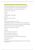 Kettering Pharmacology Respiratory drugs TMC study guide Questions and Answers 