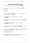 SDOH TEST QUESTIONS AND ANSWERS