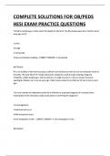  OB&sol;PEDS FISDAP &lpar;2025&rpar; COMPREHENSIVE QUESTIONS AND VERIFIED DETAILED SOLUTIONS &lpar; MULTIPLE CHOICES&rpar; &vert;100&percnt; CORRECT&excl;&excl;