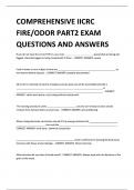 IICRC FSRT Exam Study Guide Fire and Smoke Restoration Technician Exam Latest Update Actual Exam 225 Questions with 100&percnt; Verified Correct Answers Guaranteed A&plus; Verified by Professor