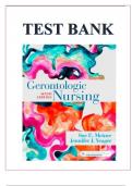 Test Bank Gerontologic Nursing 6th Edition &lpar;Meiner&comma; 2025&sol;2026&rpar; Chapter 1-29 All Chapters &vert; NEWEST VERSION