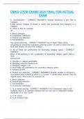 CMKG CPCM EXAMS 2024 FINAL FOR ACTUAL  EXAM 