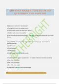ADVANCE RIGGER TEST EXAM 2025 QUESTIONS AND ANSWERS