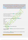 BCS FOUNDATION BUSINESS ANALYSIS &lpar;FOUNDATION COURSE&rpar; EXAM 2025 QUESTIONS AND ANSWERS