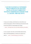 VATI RN MATERNAL NEWBORN PROCTORED EXAM 2025