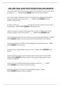 HIM 1000 FINAL EXAM PRACTICEQUESTIONS AND ANSWERS