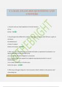 CA BAIL EXAM 2025 QUESTIONS AND ANSWERS