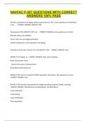 NAVFAC P-307 QUESTIONS WITH CORRECT ANSWERS 100&percnt; PASS